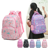 Girls Waterproof School Backpack Cartoon Rabbit Print Kids Book Bag Mochila