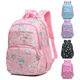Girls Waterproof School Backpack Cartoon Rabbit Print Kids Book Bag Mochila