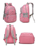 Cartoon Bear Paw Print Waterproof School Backpack for Girls