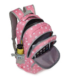 Cartoon Bear Paw Print Waterproof School Backpack for Girls