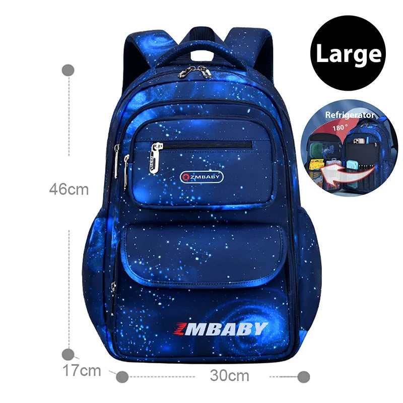 Kids Orthopedic School Backpack Girls Boys Waterproof Book Bag