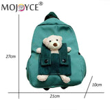 Kids Cartoon Bear Nylon Backpack for 3-8 Years Old