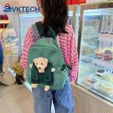 Cartoon Bear Nylon Toddler Kids Backpack for Boys Girls