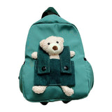 Cartoon Bear Nylon Kids Backpack Boys Girls Mini Book Bag Gift