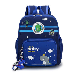 Dinosaur Print Backpack for Kids, Boys Girls School Bag