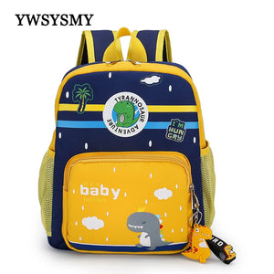 Dinosaur Print Backpack for Kids, Boys Girls School Bag
