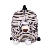 Kids Cartoon Print Plush Backpack for Boys and Girls