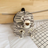 Kids Cartoon Print Plush Backpack for Boys and Girls