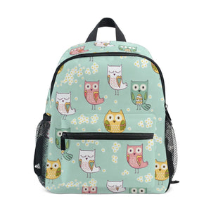 Children School Bags Cat Eagle Printing Kids Toddler Backpack