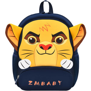 3D Cartoon Animal Lion Baby Backpack Kindergarten Schoolbag Kids Backpack