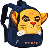 3D Cartoon Animal Lion Baby Backpack Kindergarten Schoolbag Kids Backpack