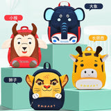 3D Cartoon Animal Lion Baby Backpack Kindergarten Schoolbag Kids Backpack