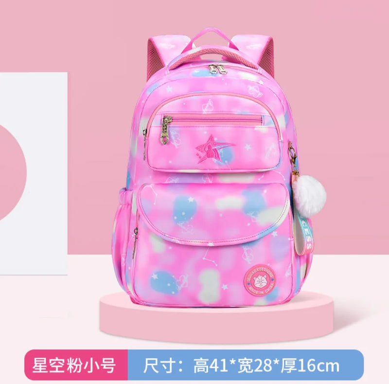 Girls Orthopedic School Backpack Kids Book Bag Primary Mochila