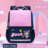 Cartoon Bear Kids School Backpack Waterproof Orthopedic Schoolbags