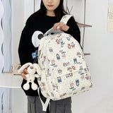 Girls Animal Printing School Backpack