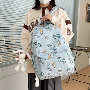 Girls Animal Printing School Backpack