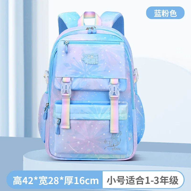 Girls Kids Orthopedic School Backpack Princess Schoolbag Mochila Infantil