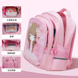 Girls Orthopedic School Backpack Princess Bag Kids Book Bag