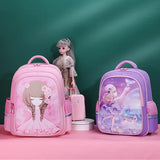 Girls Orthopedic School Backpack Princess Bag Kids Book Bag