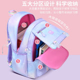Girls Kids Orthopedic School Backpack Princess Schoolbag Mochila Infantil