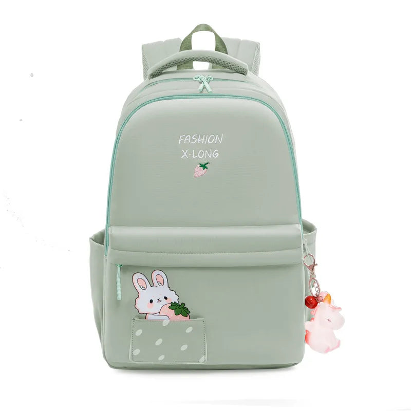 Girls Primary Orthopedic School Backpack Princess Kids Book Bag