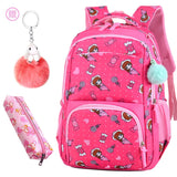 Girls Princess Backpacks Orthopedics SchoolBags Kids Waterproof