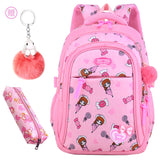 Girls Princess Backpacks Orthopedics SchoolBags Kids Waterproof