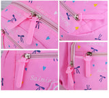 Girls Printing School Backpacks 3pcs/Set Kids Travel Shoulder Bag