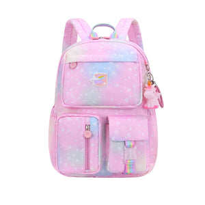 Girls Kids Backpack Elementary Bookbag Anti-theft School Bags for Children