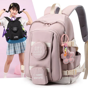 Girls School Backpack Orthopedic Kids Book Bag
