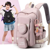 Girls School Backpack Orthopedic Kids Book Bag