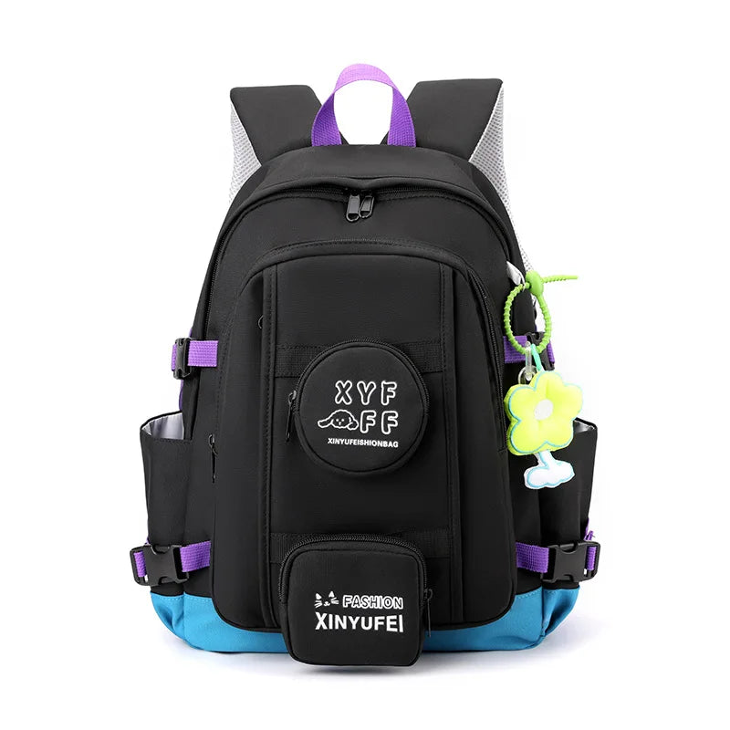 Girls School Backpack Orthopedic Kids Book Bag