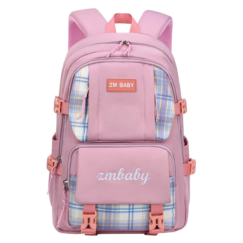 Girls Primary School Backpack Orthopedic Book Bag Kids Mochila Infantil