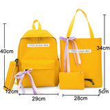 Canvas Travel School Bags for Teenage Girls Lightweight Backpack