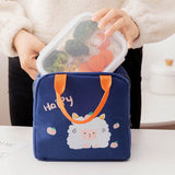 Kids Thermal Insulated Lunch Box Portable Cooler Bag Bento Pouch