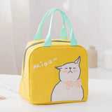 Kids Thermal Insulated Lunch Box Portable Cooler Bag Bento Pouch