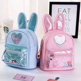 Kids Girl Leather Mini Backpack Purse School Bags