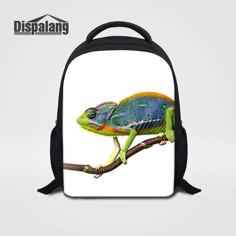 Lizard Animal Print Backpack For Kids