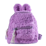 Kids Winter Rabbit Bear Shaped Shoulder Backpack