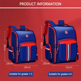 Waterproof School Bag for Kids, Large Capacity Backpack with Pockets