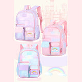 Waterproof School Bags Girls Boys Travel Satchel Teens Backpacks