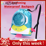 Kids Waterproof Swimming Backpack Adjustable Sports Dry Wet Schoolbag