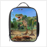Kids 3D Dinosaur Lunch Bag Thermal Insulated Travel Picnic Bag