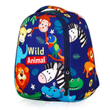 Wild Animals Cartoon Kids Backpack for Kindergarten