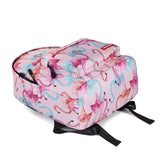Pink Flamingo Printed Backpack for Girls