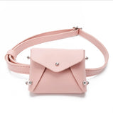 Kids Mini Square Bag Rivet Pouch Waist Packs