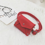 Kids Mini Square Bag Rivet Pouch Waist Packs