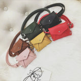 Kids Mini Square Bag Rivet Pouch Waist Packs