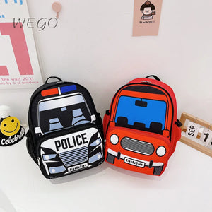 Kids School Backpack Car Cartoon Small Kindergarten Bookbag