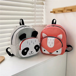 Kids Nylon Backpack Cute Animal Printed School Bag